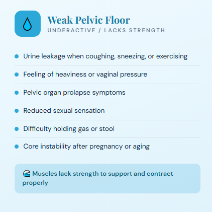 Signs of a Weak Pelvic Floor