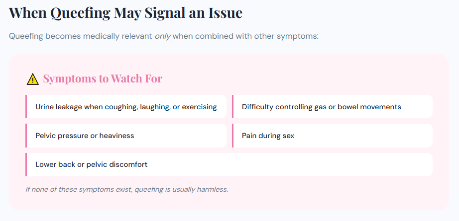 Signs That May Suggest a Pelvic Floor Issue