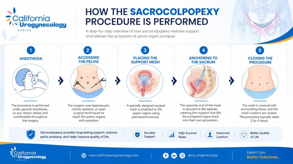 How the Sacrocolpopexy Procedure Is Performed