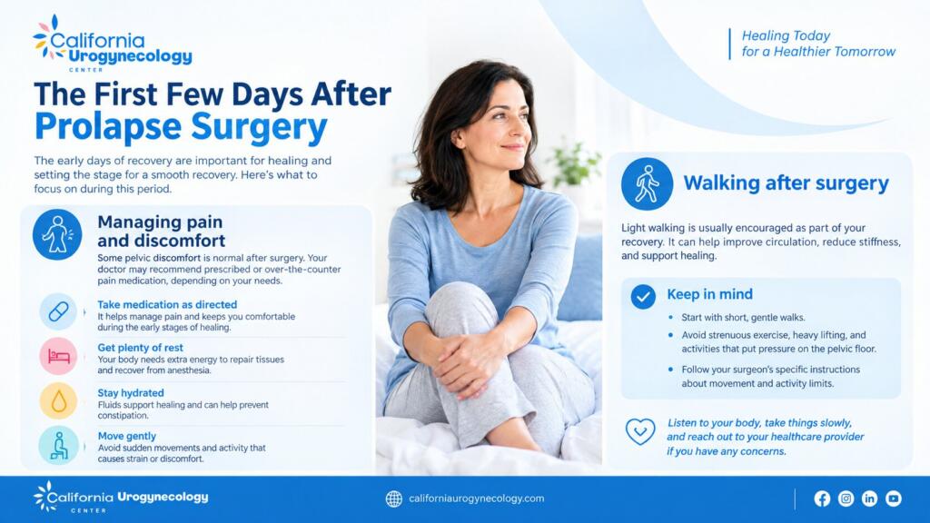 The First Few Days After Prolapse Surgery
